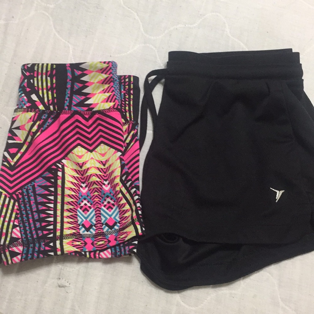 2 Small Workout shorts